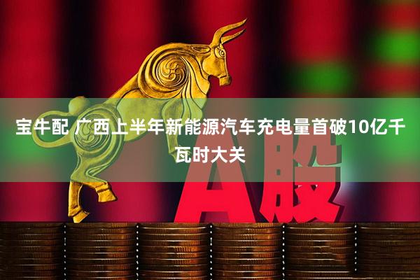 宝牛配 广西上半年新能源汽车充电量首破10亿千瓦时大关