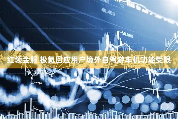 红领金服 极氪回应用户境外自驾游车机功能受限